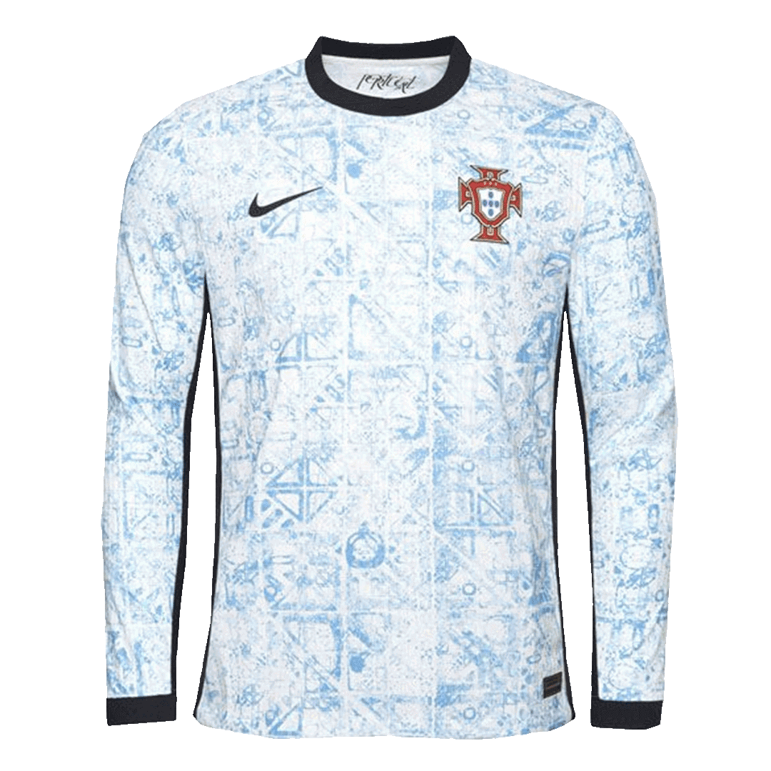 Authentic Portugal Away Long Sleeve Soccer Jersey Euro 2024