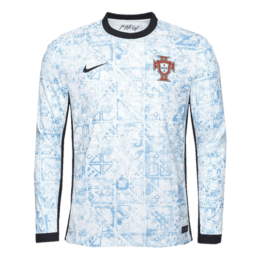 Authentic Portugal Away Long Sleeve Soccer Jersey Euro 2024