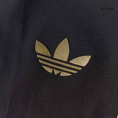 Authentic Mexico Third Away Soccer Jersey Kit(Jersey+Shorts) 2025 Black - Gold Cup