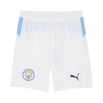 Manchester City Home Soccer Shorts 25/26 White