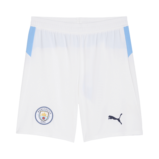 Manchester City Home Soccer Shorts 25/26 White