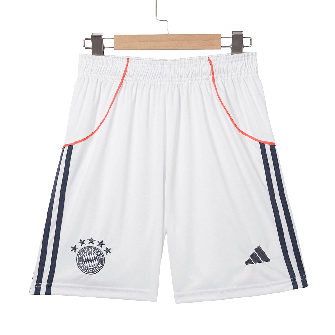 Bayern Munich Away Soccer Shorts 2025/26 White