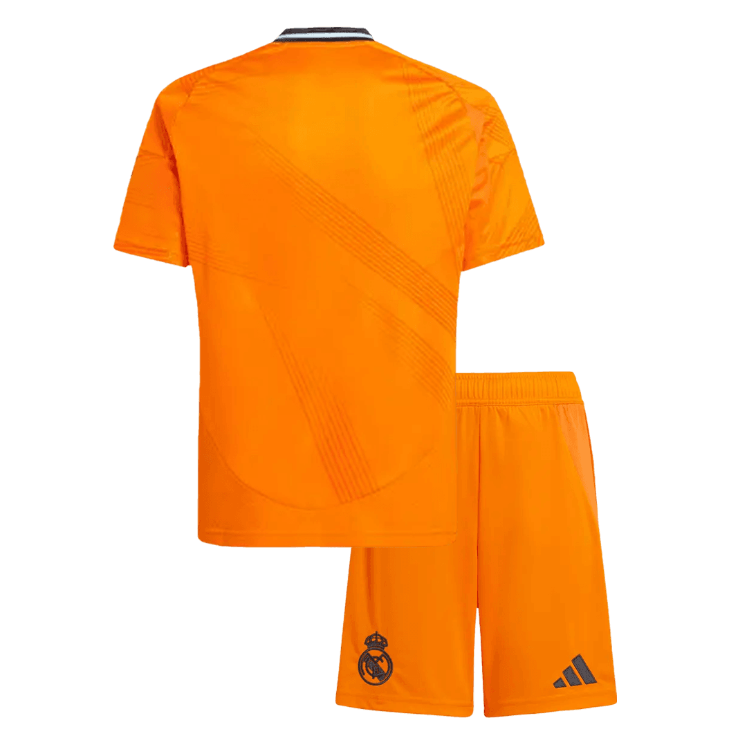 Kid's Real Madrid Away Soccer Jersey Kit (Shirt+Shorts) 2024/25