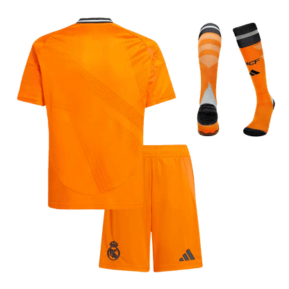 Kid's Real Madrid Away Soccer Jersey Kit (Shirt+Shorts+Socks) 2024/25