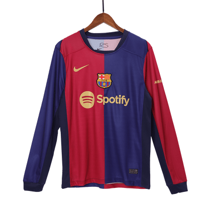 Barcelona Home Long Sleeve soccer jersey 2024/25