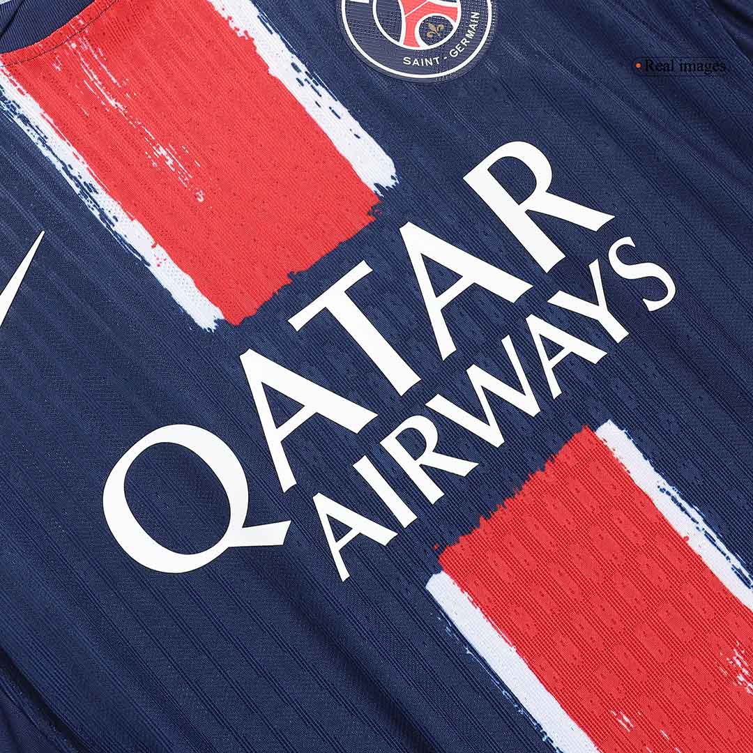 Player Version PSG Jersey Custom BARCOLA #29 Soccer Jersey Home 2024/25 - UCL
