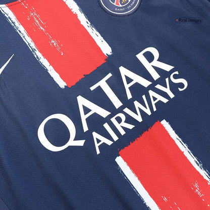 PSG Jersey Custom CHAMPIONS #25 Soccer Jersey Home 2024/25 CHAMPIONS OF EUROPE