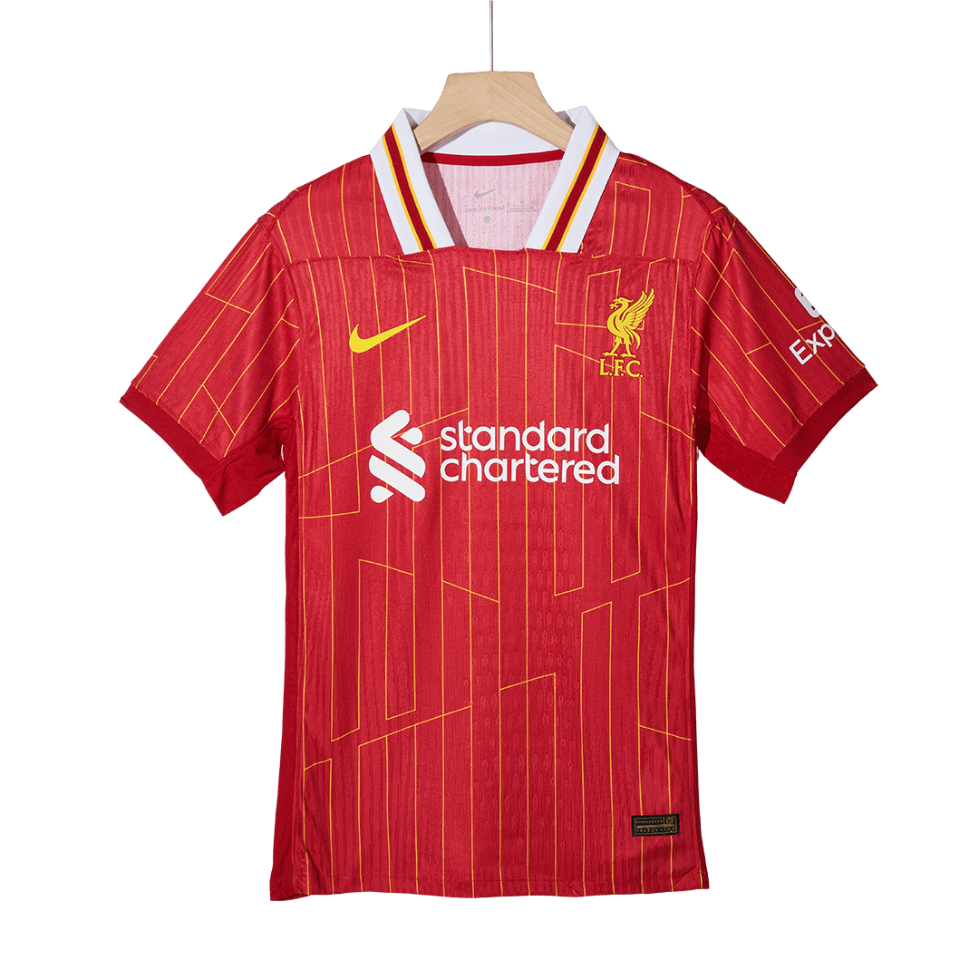 Player Version Liverpool CHAMPIONS 24/25 Jersey Custom Soccer Jersey Home 2024/25