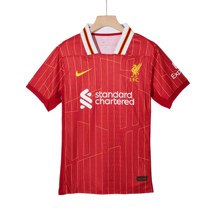 Player Version Liverpool CHAMPIONS 24/25 Jersey Custom Soccer Jersey Home 2024/25