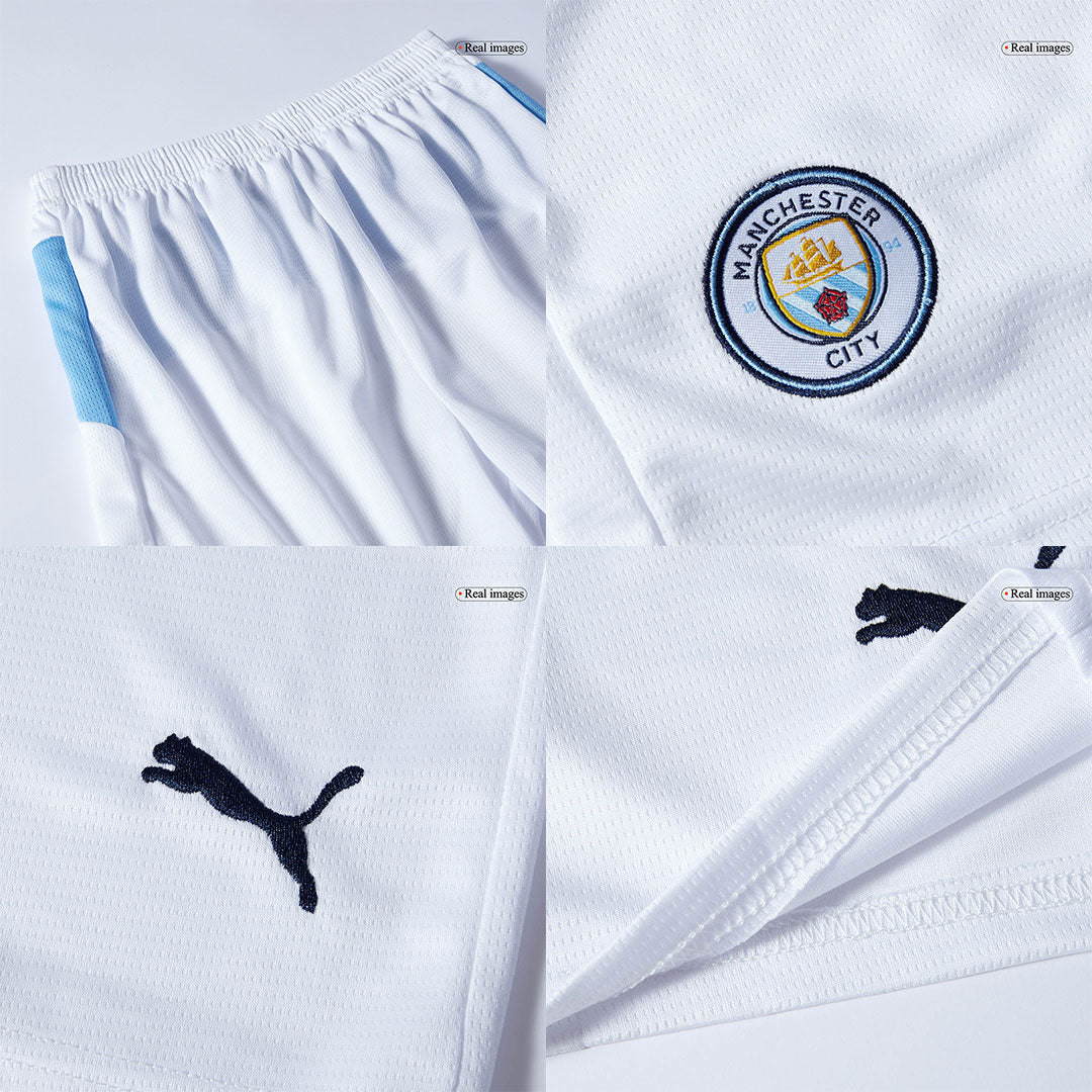 Kids Manchester City Custom Home Soccer Kits 2025/26
