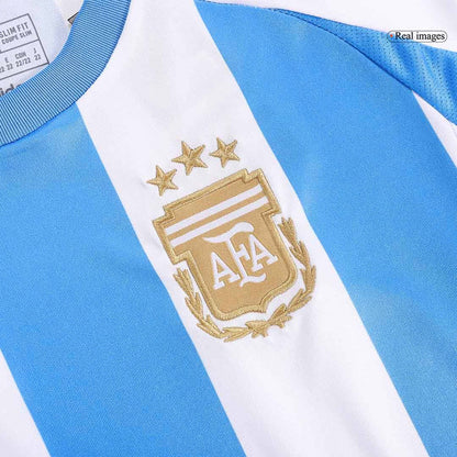 Kid's Argentina Home Soccer Jersey Kit Copa America 2024