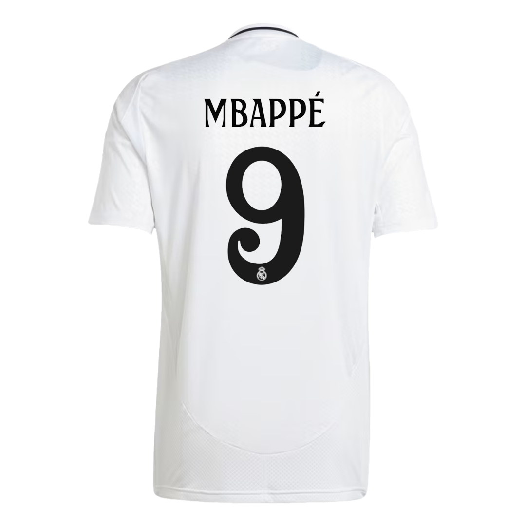 Real Madrid soccer jersey Mbapp¡§| #9 Home 2024/25