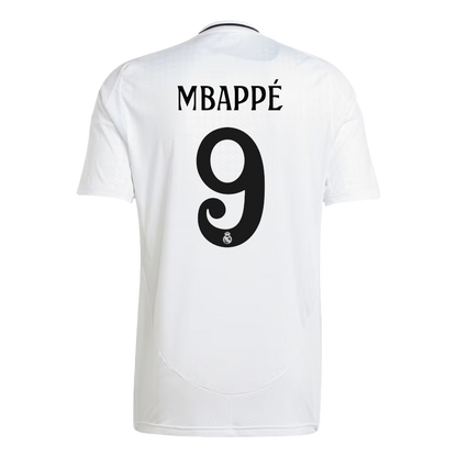 Real Madrid soccer jersey Mbapp¡§| #9 Home 2024/25