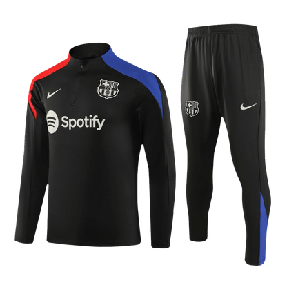 Barcelona Zipper Sweatshirt Kit(Top+Pants) 2024/25